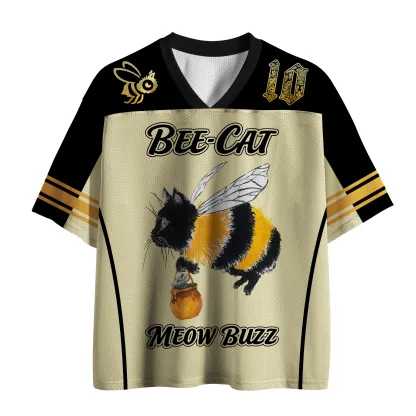Tokyo-Tiger Meow & Buzz Mesh Jersey