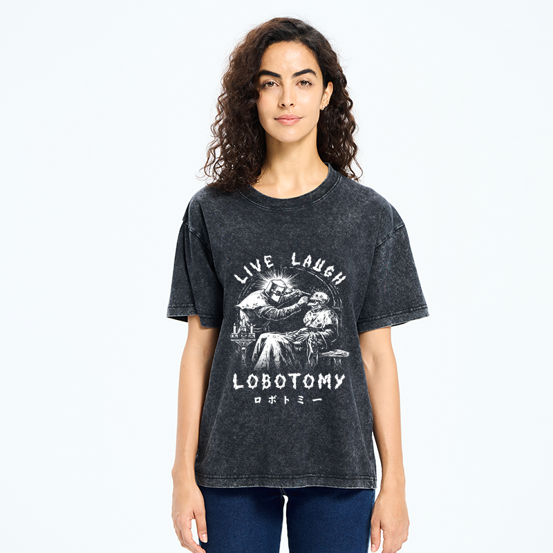 Tokyo-Tiger Live Laugh Lobotomy Washed T-Shirt