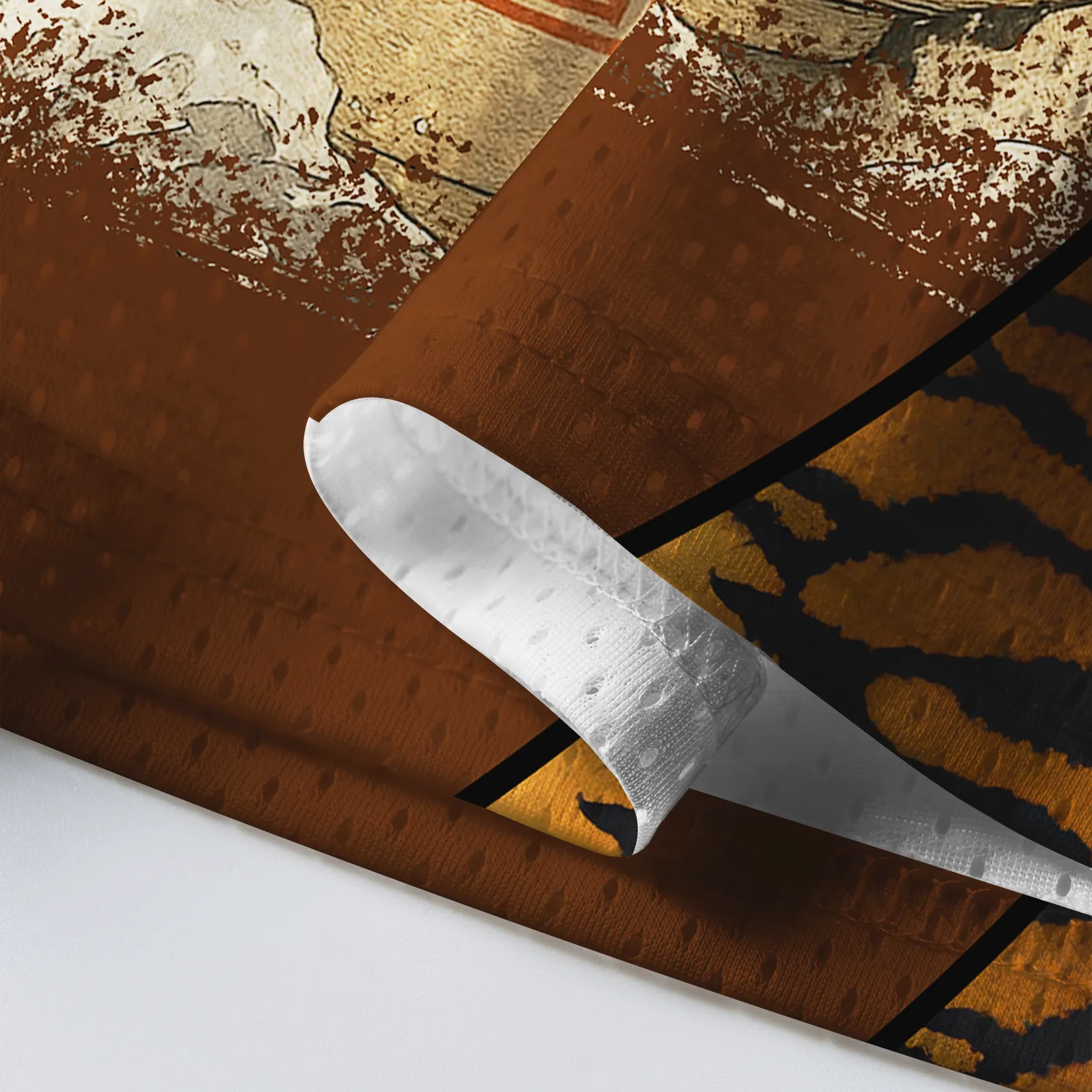 Tokyo-Tiger Tiger Eats Ramen to Relax Mesh Jersey