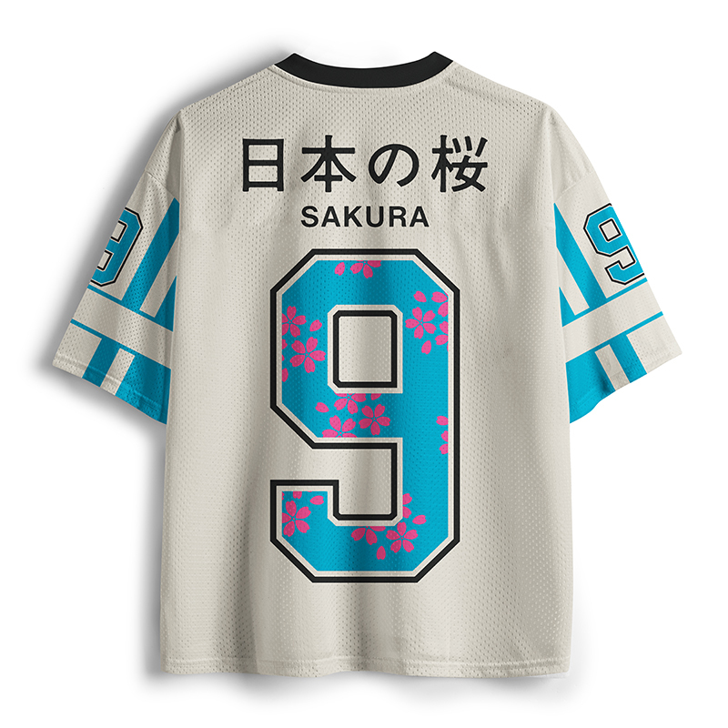 Tokyo-Tiger Japanese Sakura Mesh Jersey