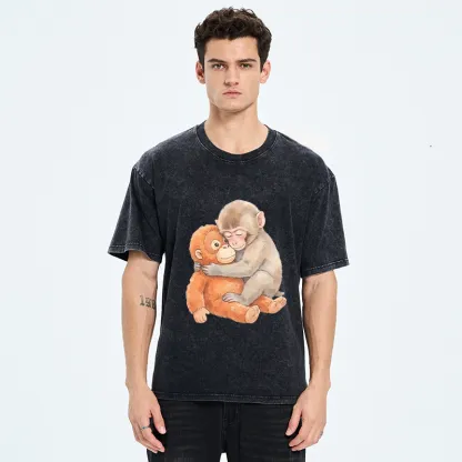 Tokyo-Tiger Poor Punch Washed T-Shirt