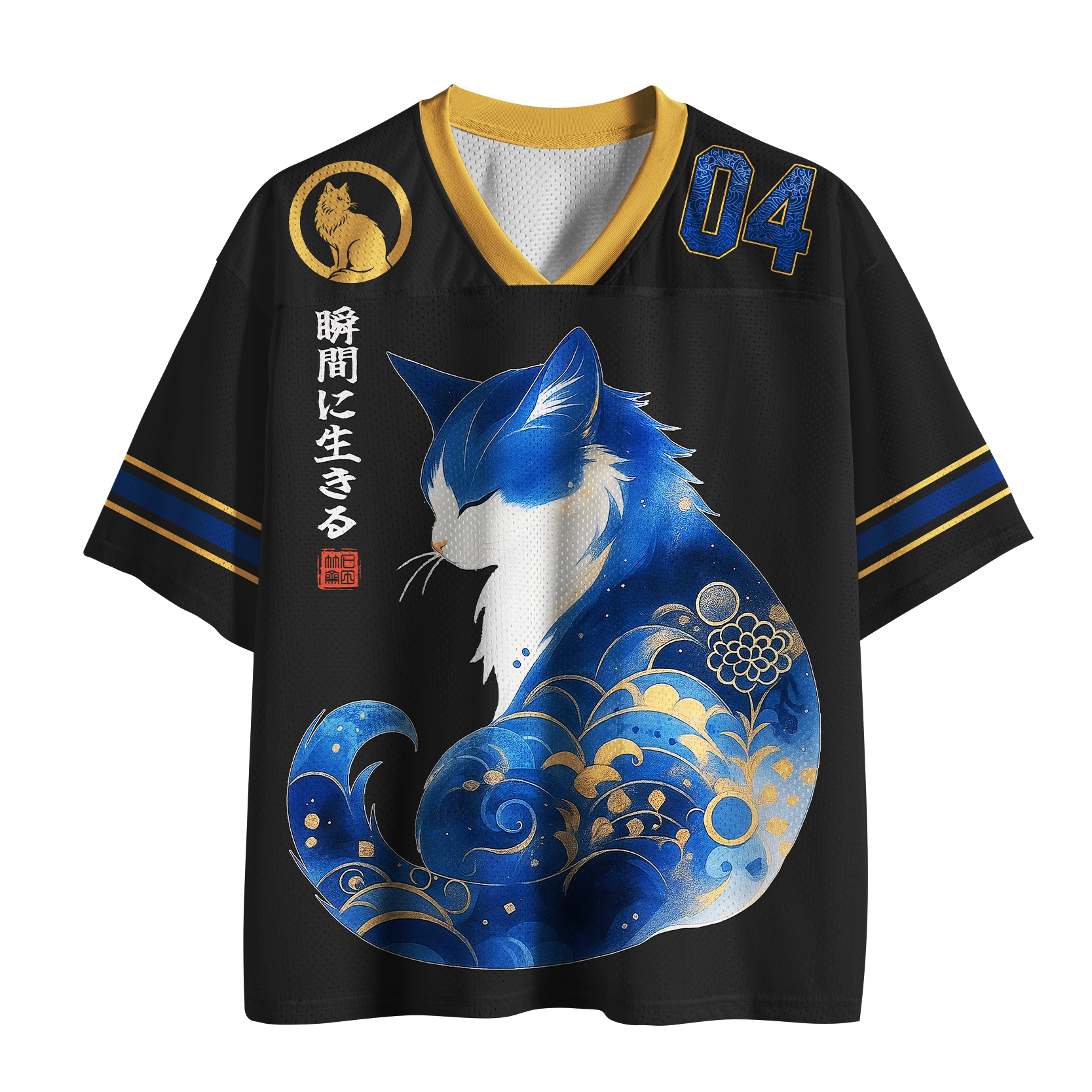 Tokyo-Tiger Live in the Moment Feline Mesh Jersey