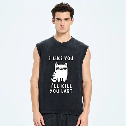 Tokyo-Tiger Cats And Humans Have A Love-hate Relationship Washed Tank