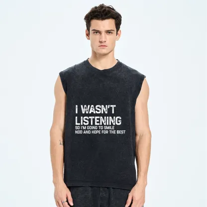 Tokyo-Tiger Indifferent To Everything Washed Tank