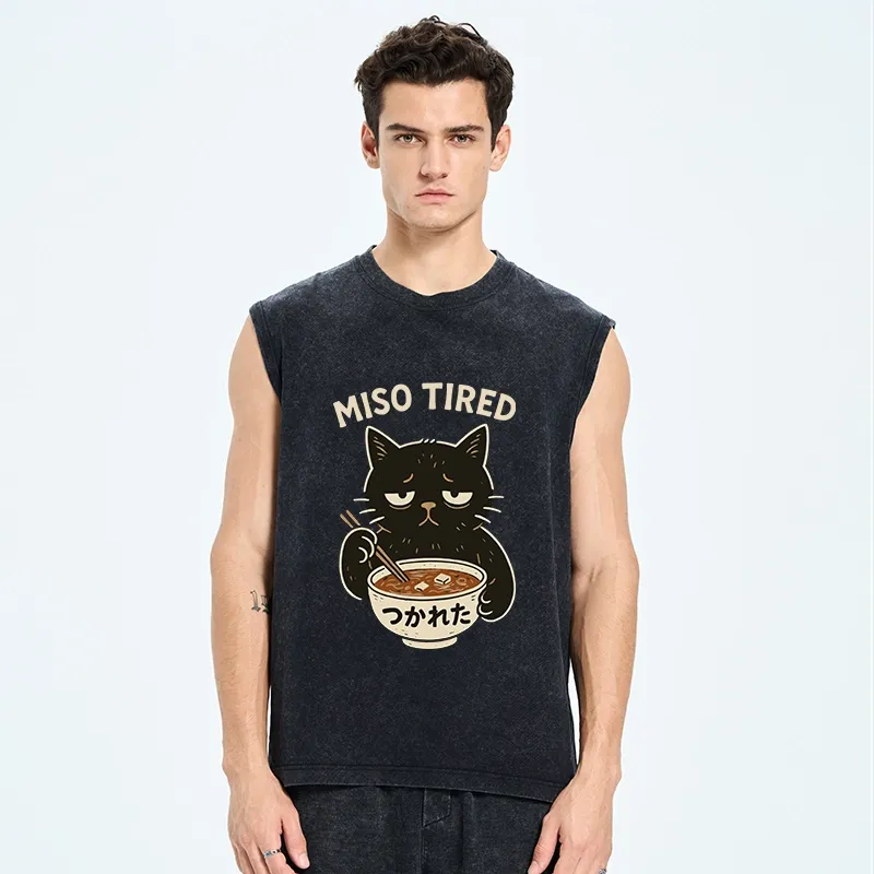 Tokyo-Tiger I’m So Tired Washed Tank