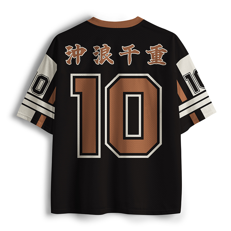 Tokyo-Tiger Raging Wave Auspicious Beast Mesh Jersey