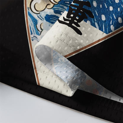 Tokyo-Tiger Raging Wave Auspicious Beast Mesh Jersey
