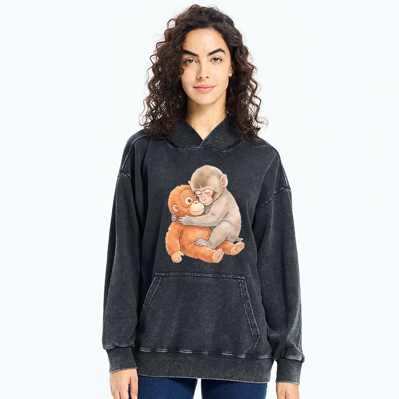 Tokyo-Tiger Poor Punch Washed Hoodie