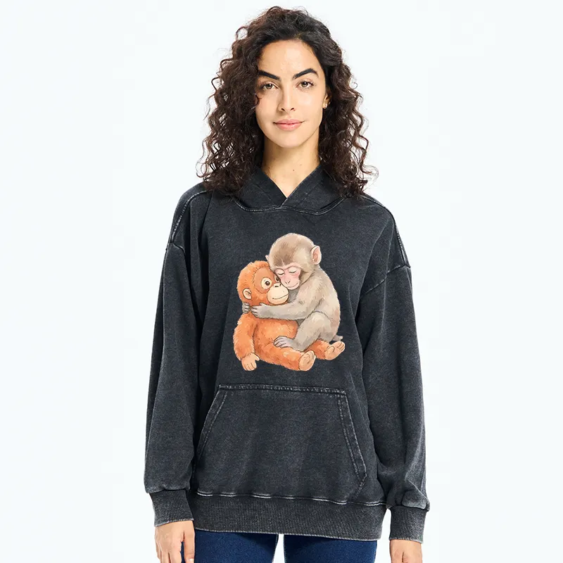 Tokyo-Tiger Poor Punch Washed Hoodie