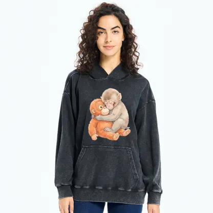 Tokyo-Tiger Poor Punch Washed Hoodie
