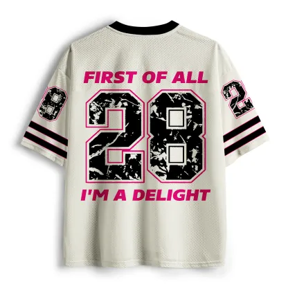 Tokyo-Tiger Delightful Chaos: Black Cat Mesh Jersey