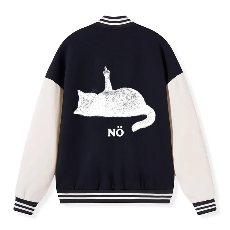 Tokyo-Tiger Cat Refused Embroidery Varsity Jacket Sale