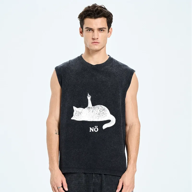 Tokyo-Tiger Cat Refused Washed Tank