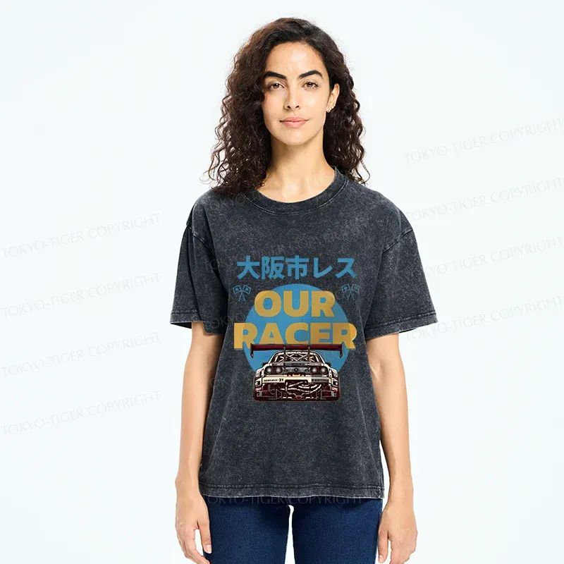 Tokyo-Tiger Osaka Racing Washed T-Shirt