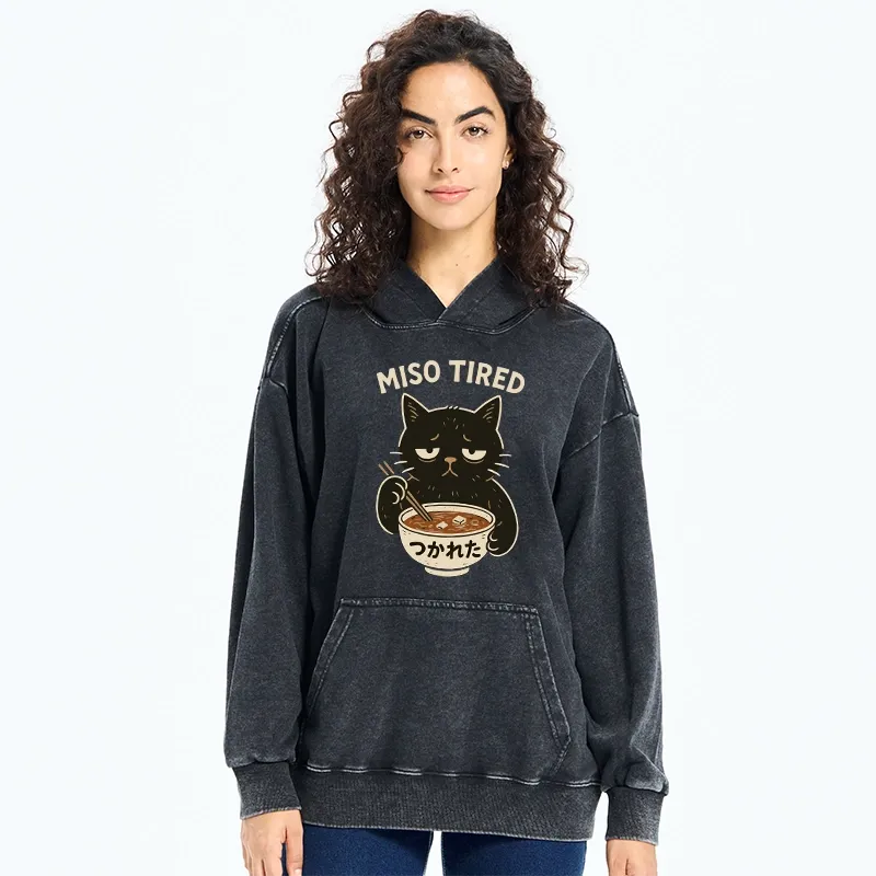 Tokyo-Tiger I’m So Tired Washed Hoodie