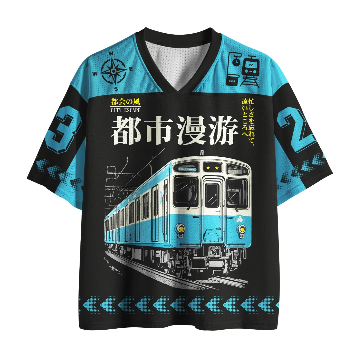 Tokyo-Tiger Urban Roamer Mesh Jersey