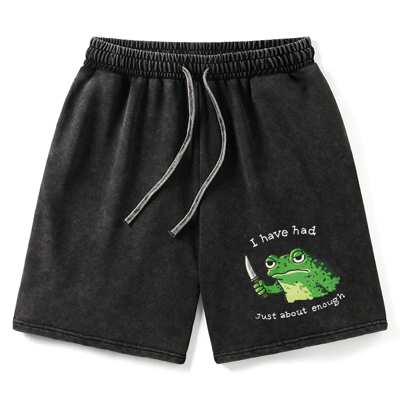 Tokyo-Tiger Impatient Frog Washed Shorts