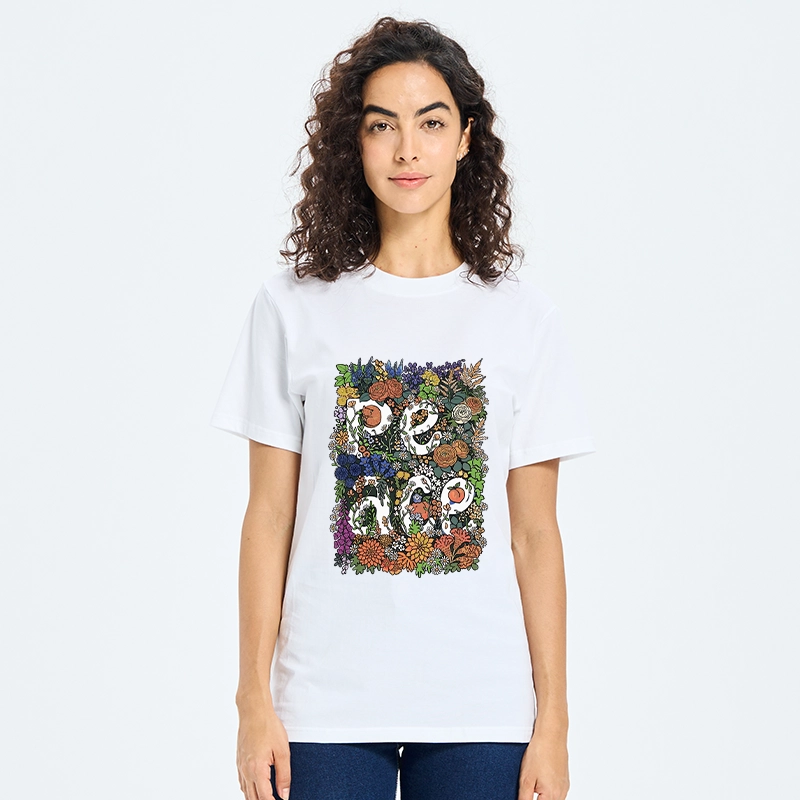 Tokyo-Tiger Peace In Flowers Classic T-Shirt