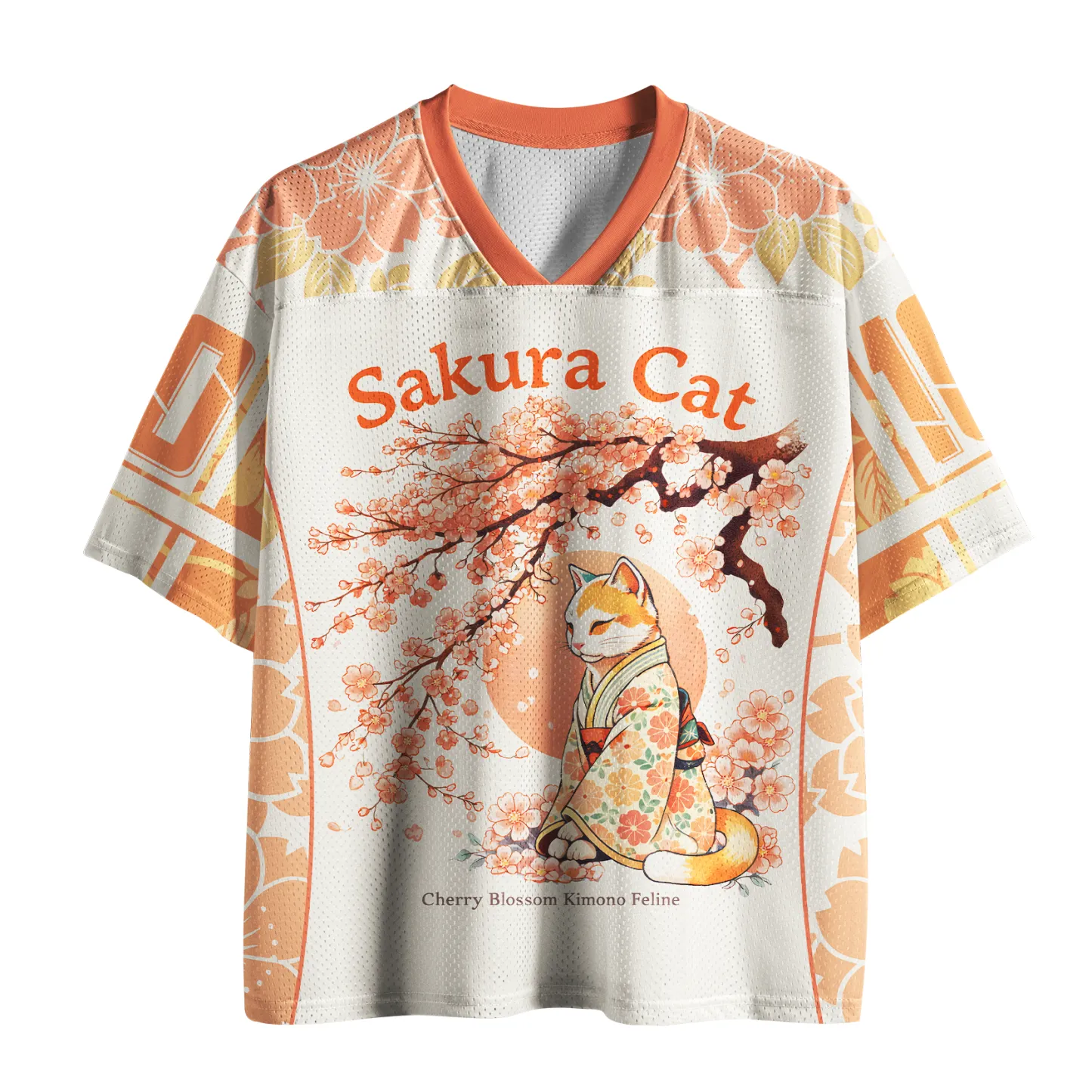Tokyo-Tiger Sakura Bloom Feline Mesh Jersey Sale