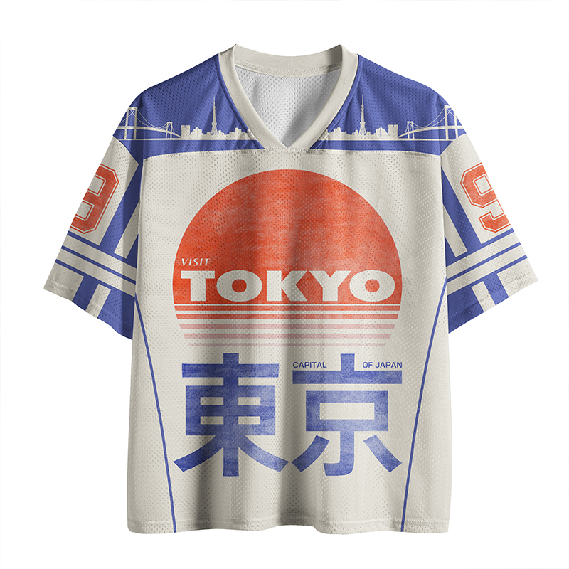 Tokyo-Tiger City Of The Rising Sun Mesh Jersey