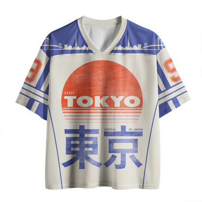 Tokyo-Tiger City Of The Rising Sun Mesh Jersey