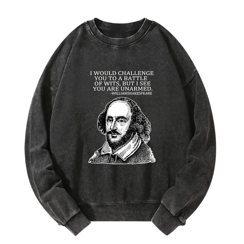 Tokyo-Tiger Your Intelligence Is Inferior To Mine Washed Sweatshirt