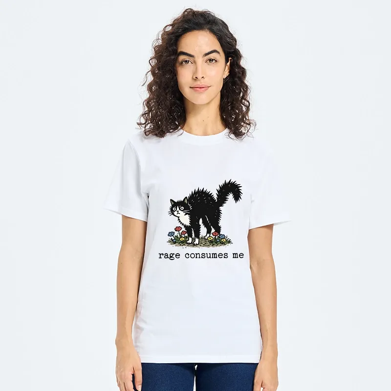 Tokyo-Tiger Angry Tuxedo Cat Classic T-Shirt