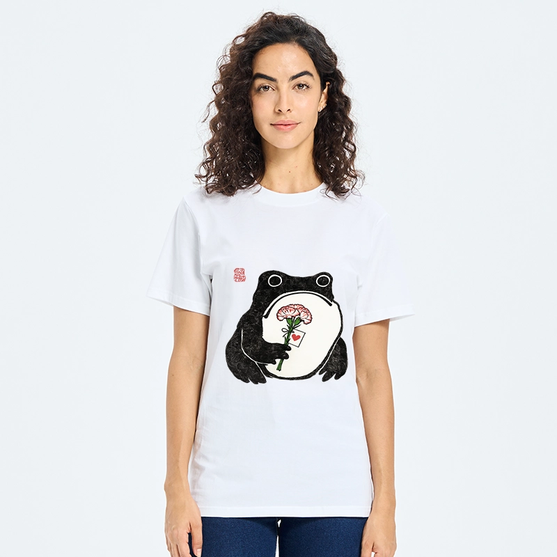 Tokyo-Tiger The Frog Holding A Carnation Classic T-Shirt