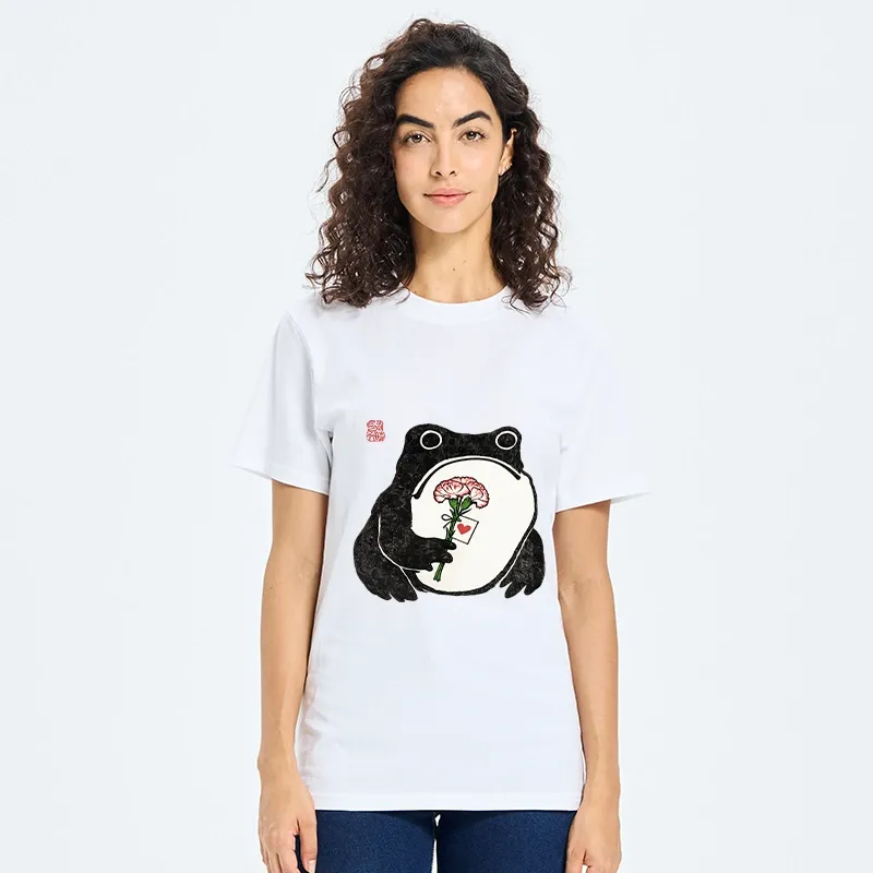 Tokyo-Tiger The Frog Holding A Carnation Classic T-Shirt