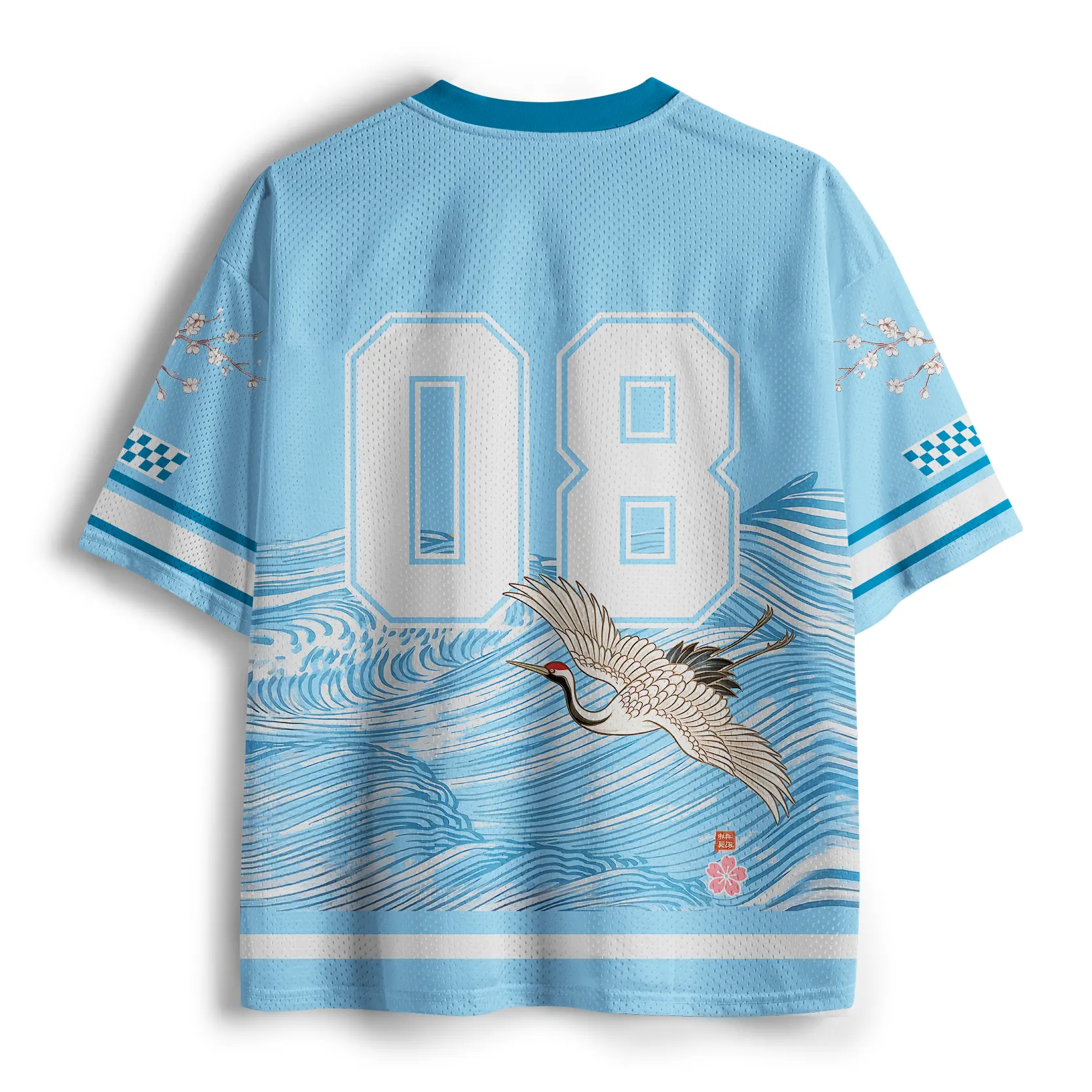 Tokyo-Tiger The Spirit Of Japanese Waves Mesh Jersey