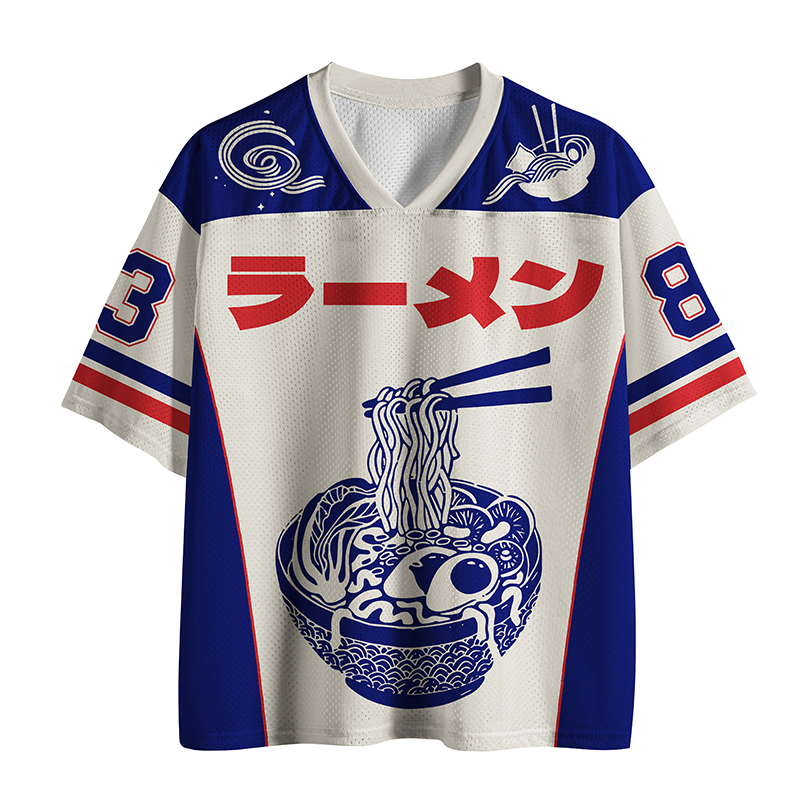 Tokyo-Tiger Yummy Ramen Mesh Jersey