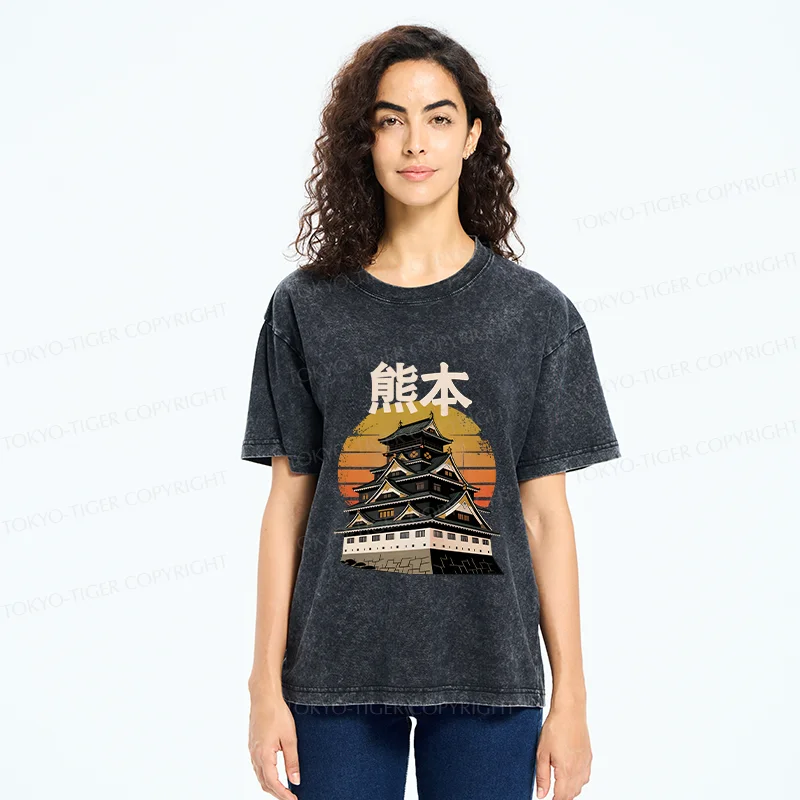 Tokyo-Tiger Kumamoto City Washed T-Shirt