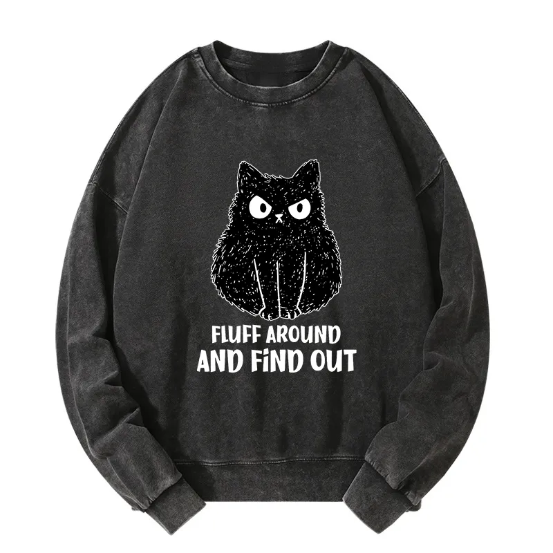 Tokyo-Tiger Consequences Of Fooling Around Washed Sweatshirt