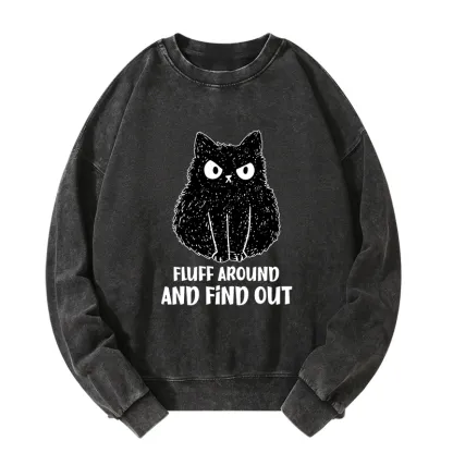 Tokyo-Tiger Consequences Of Fooling Around Washed Sweatshirt