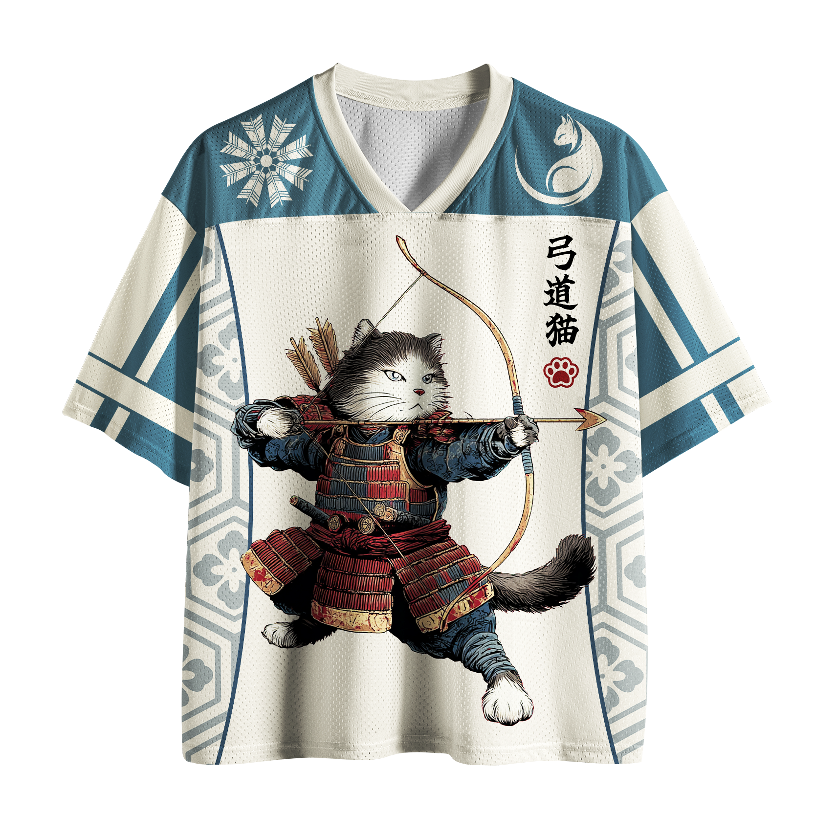 Tokyo-Tiger The Way of the Neko Archer Mesh Jersey