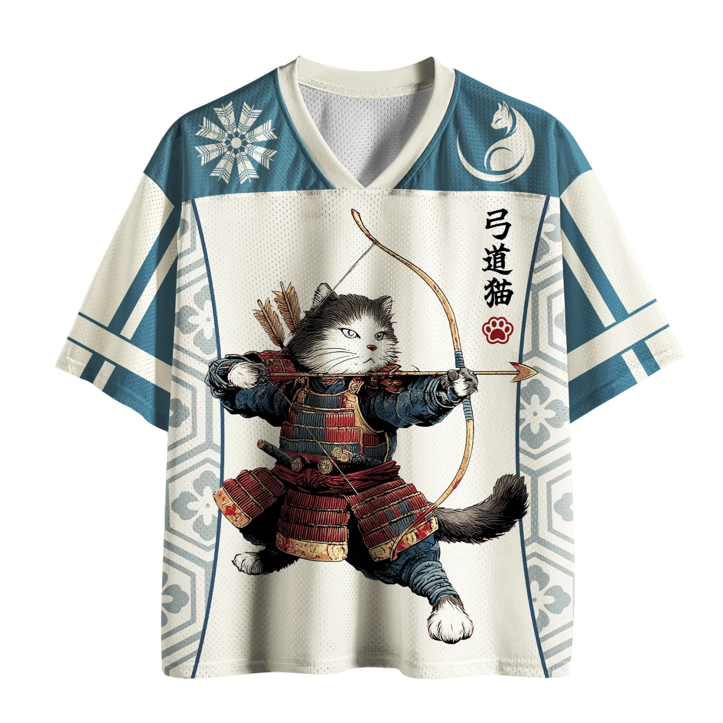 Tokyo-Tiger The Way of the Neko Archer Mesh Jersey Sale
