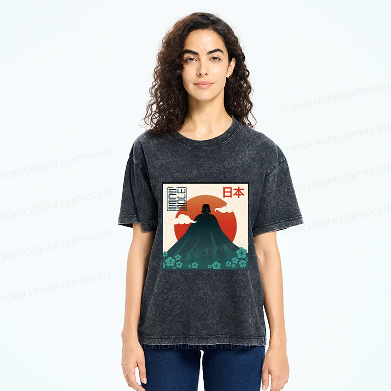 Tokyo-Tiger Fujiwalker Funny Washed T-Shirt