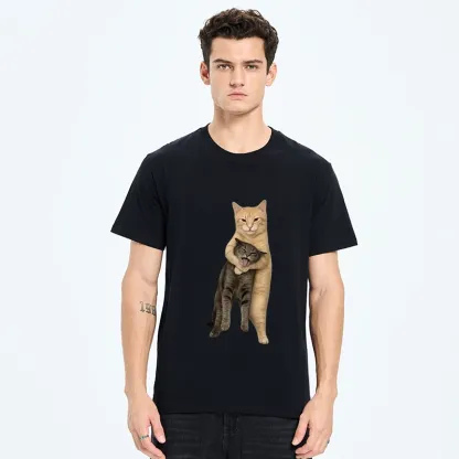 Tokyo-Tiger Orange Cat’s Tight Embrace Classic T-Shirt