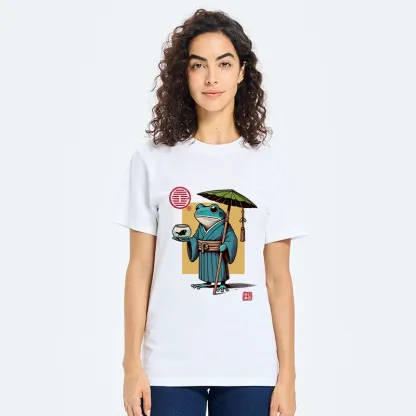 Tokyo-Tiger Green Frog Samurai Classic T-Shirt