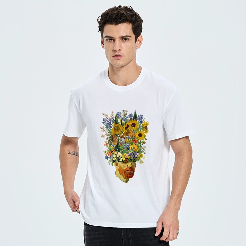 Tokyo-Tiger Van Gogh's Blooming Flowers Classic T-Shirt