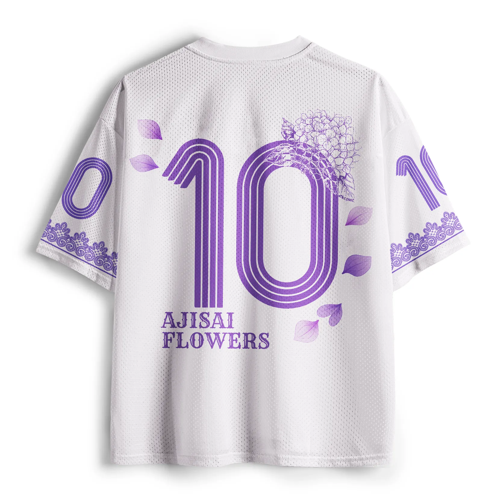 Tokyo-Tiger Lavender Butterfly Dream Mesh Jersey
