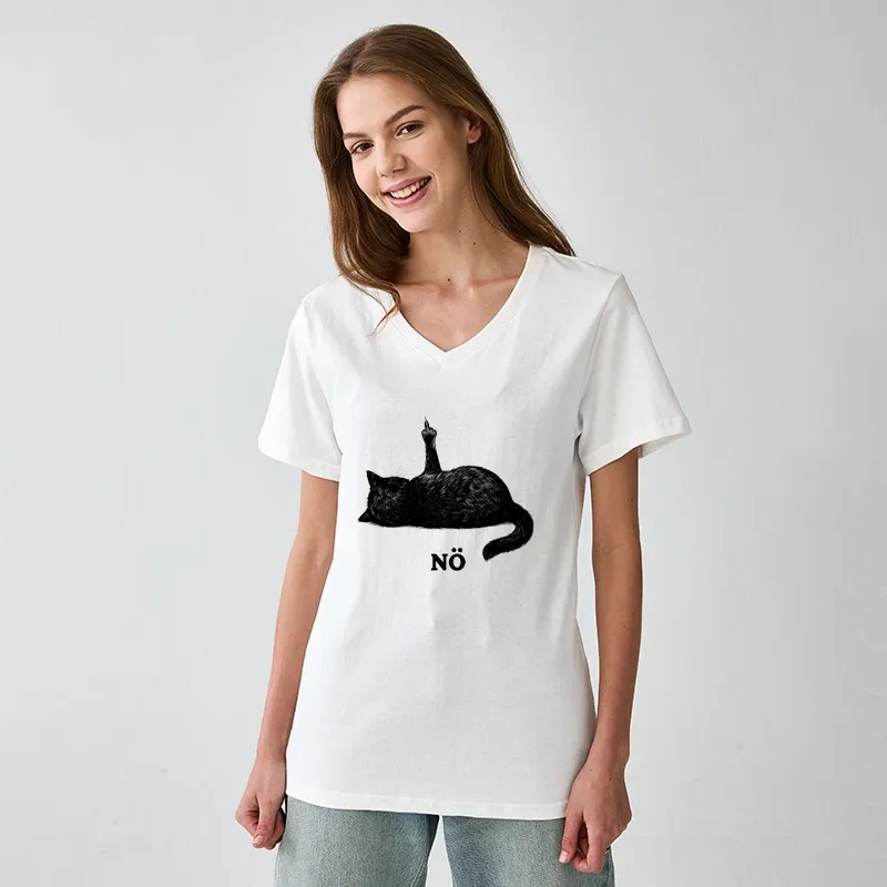 Tokyo-Tiger Cat Refused V-Neck Classic T-Shirt
