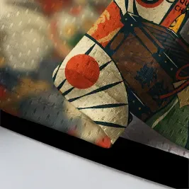 Tokyo-Tiger Funny Japanese Traditional Elements Mesh Jersey