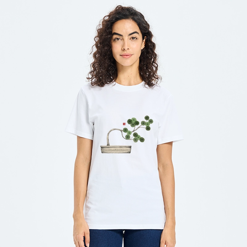 Tokyo-Tiger Minimalist Bonsai Artistry Classic T-Shirt