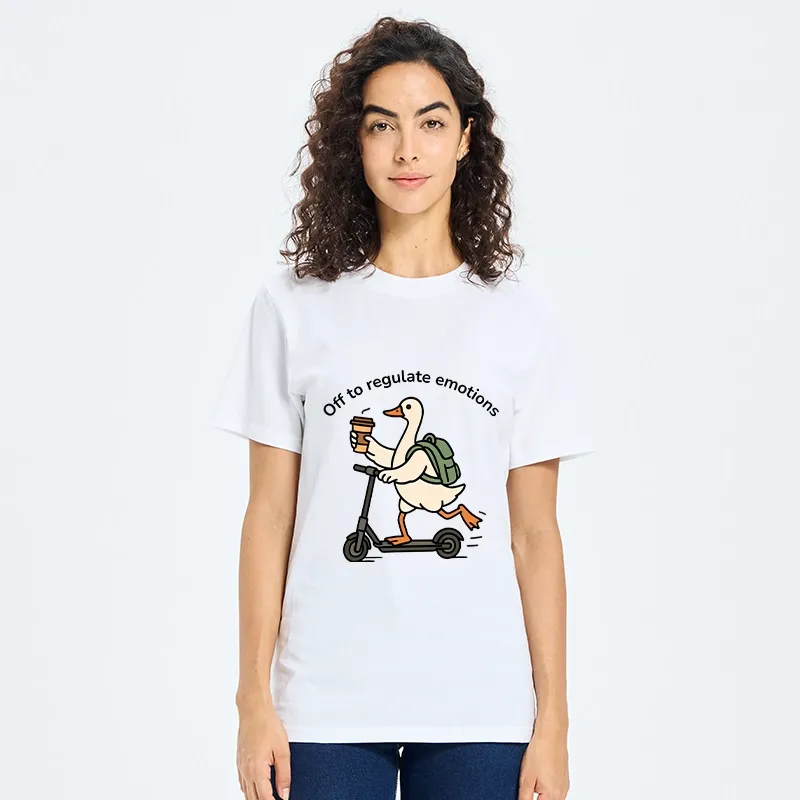 Tokyo-Tiger Scooter-Riding Duck’s Self-Care Classic T-Shirt