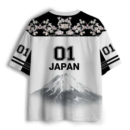 Tokyo-Tiger Invincible Japanese Kanji Mesh Jersey