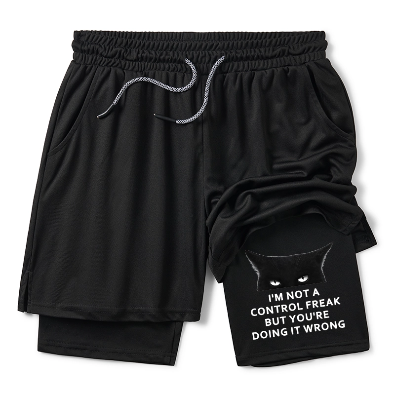 Tokyo-Tiger Control Freak Funny Training Shorts