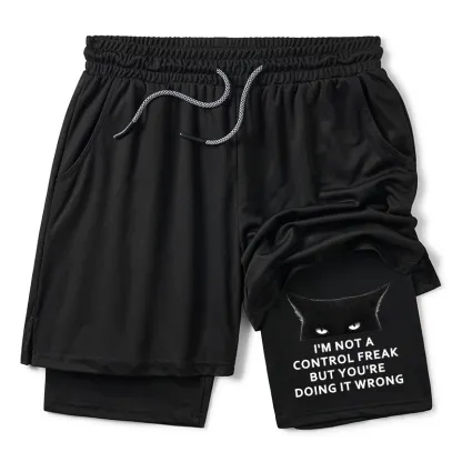 Tokyo-Tiger Control Freak Funny Training Shorts