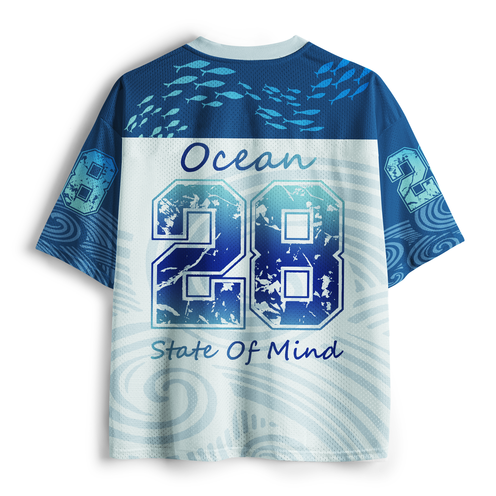Tokyo-Tiger Ocean State of Mind Mesh Jersey