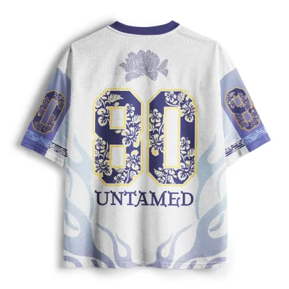 Tokyo-Tiger Indigo Porcelain Tiger Mesh Jersey